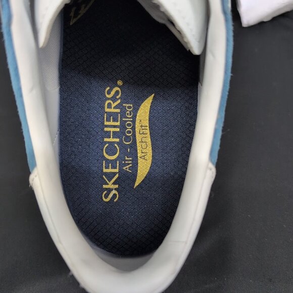 Skechers Arch Fit Legend Court Classics Sneakers Women's Shoes US 11 Light Blue - Picture 6 of 11